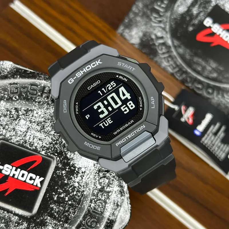 Casio G-Shock G-Squad Digital Black Dial Bluetooth® Men's Watch- GBD-300-1